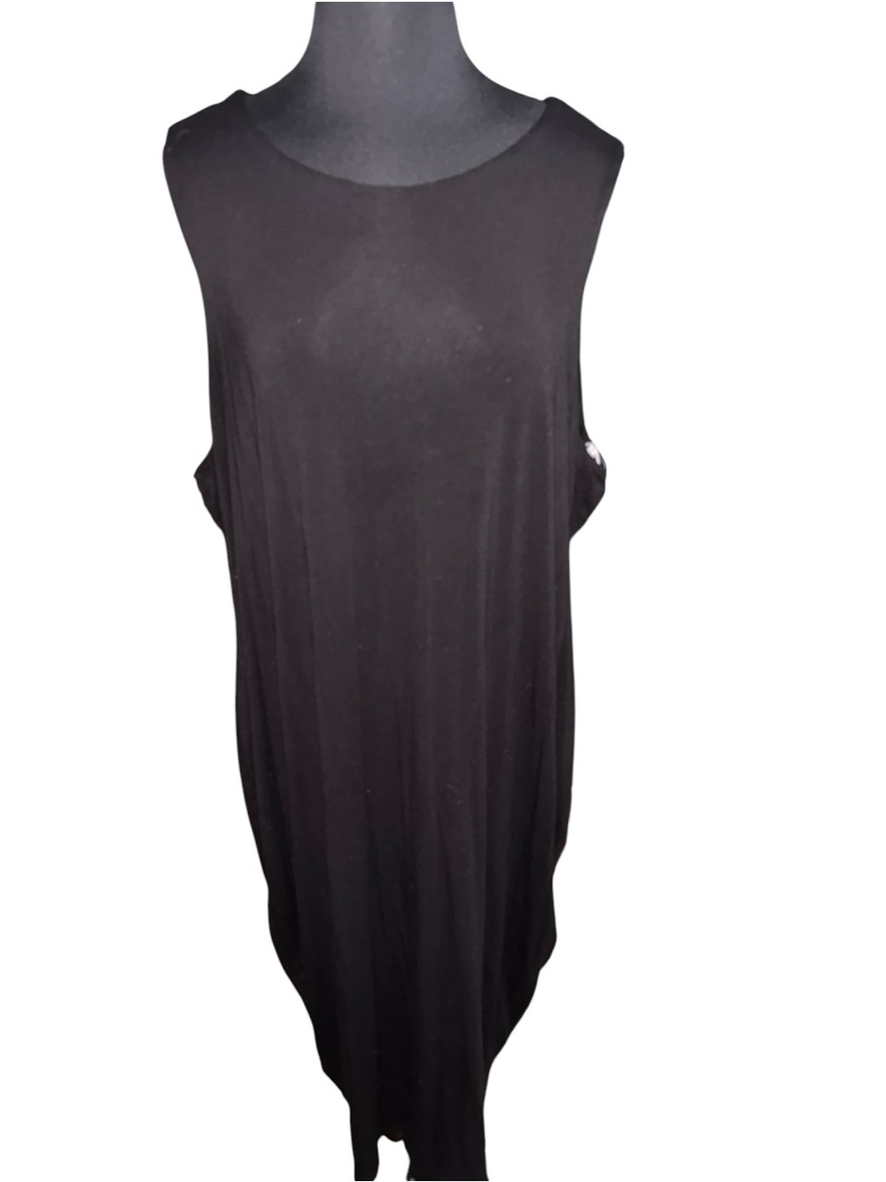torrid Black Sleeveless Maxi Dress, P2P: 25.5 -27”, L:47”